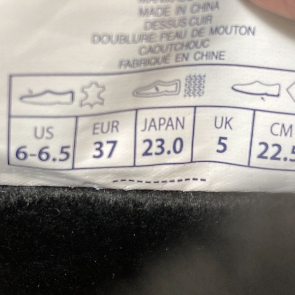 Pajar Galat Waterproof Shearling Collar Black Leather Boot Women’s Size 6/6.5 - Picture 13 of 13